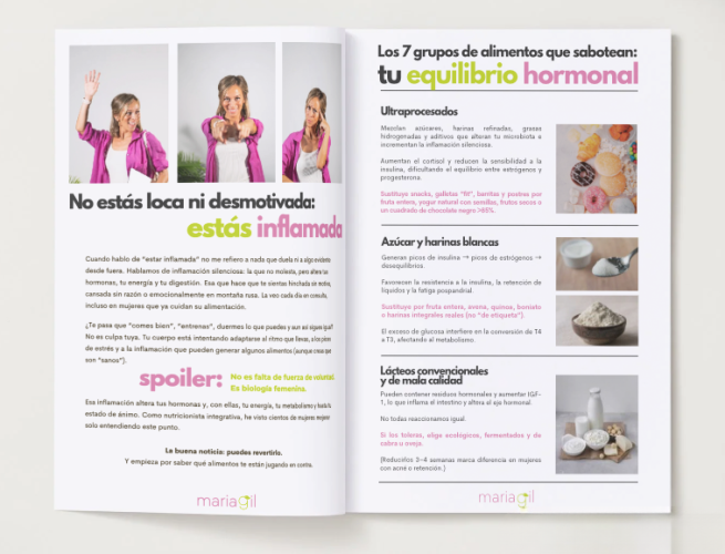 María Gil Nutricionista_Los 7 grupos de alimentos que inflaman tus hormonas